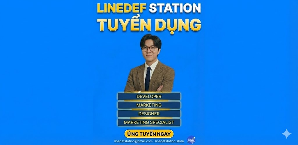 Tuyển dụng tại Linedef Station - Cơ hội làm việc trong ngành phát triển website tại Bình Dương
